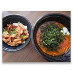 磯の香り！岩海苔スンドゥブ＆ミニカルビ丼セット