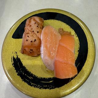 サーモン三種盛り
