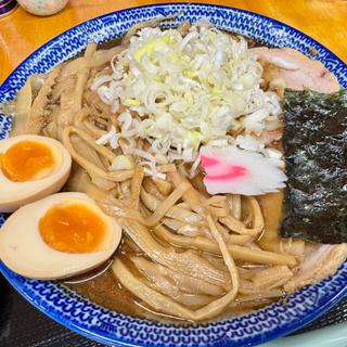 魚介チャーシュー中華そば大盛り＋味玉＋メンマ