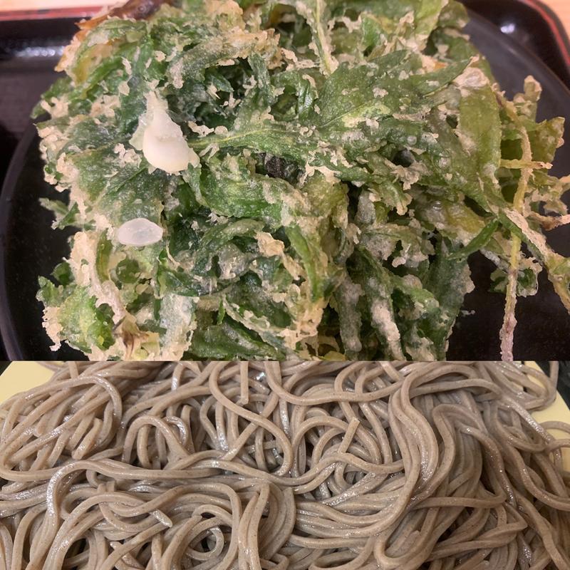 よもぎ天ざる(よもだそば 銀座店)