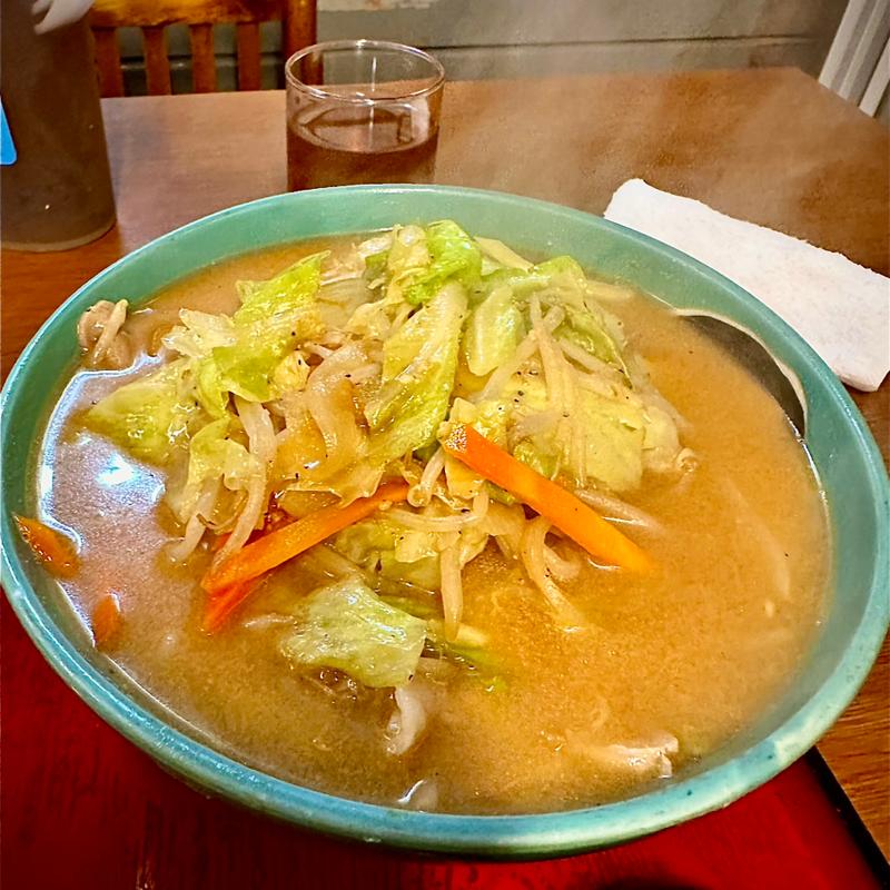 味噌ラーメン(そば処 長岡屋)