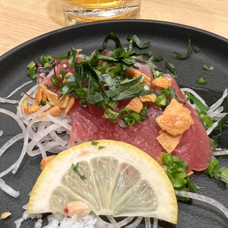 鰹たたき塩ニンニク(天文館 吾愛人 本店)