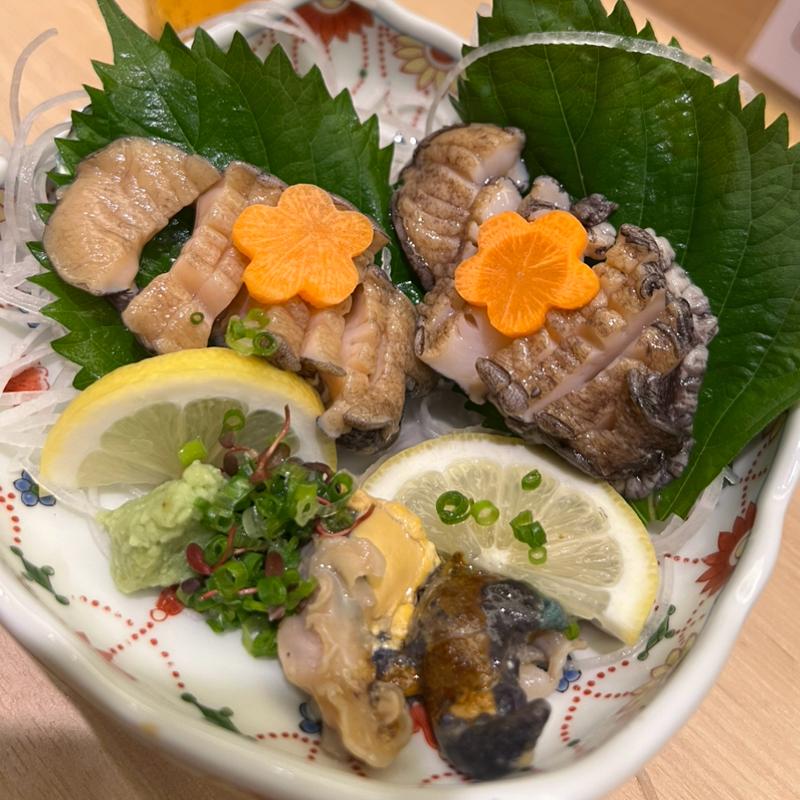 鮑刺し身　W(天文館 吾愛人 本店)