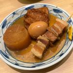 薩摩おでん五種盛り　玉子　黒豚　さつま揚げ　はんぺん　大根