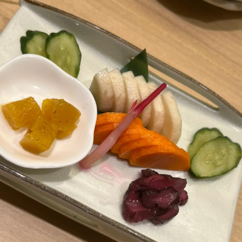 お新香盛り合わせ(天文館 吾愛人 本店)