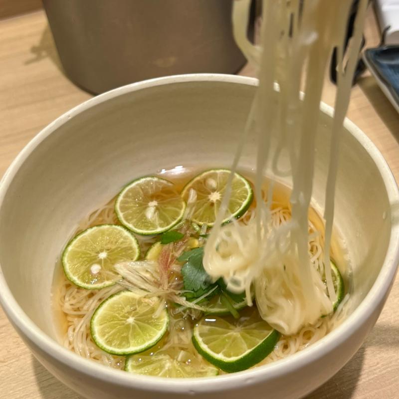 冷製すだち蕎麦(天文館 吾愛人 本店)