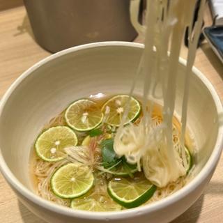 冷製すだち蕎麦(天文館 吾愛人 本店)