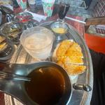 カツカレーセット