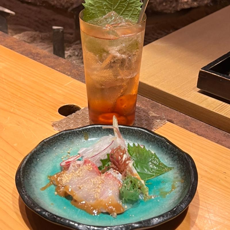 ごま勘八　梅干しサワー(とんかつと、しゃぶしゃぶ。黒豚ふくや)