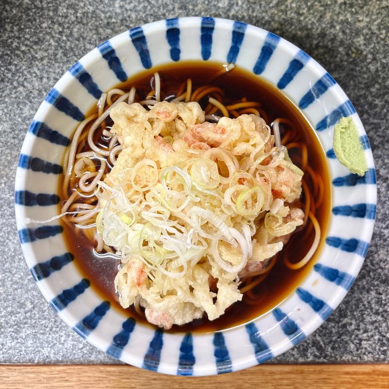 冷し天ぷらそば(ひさご)