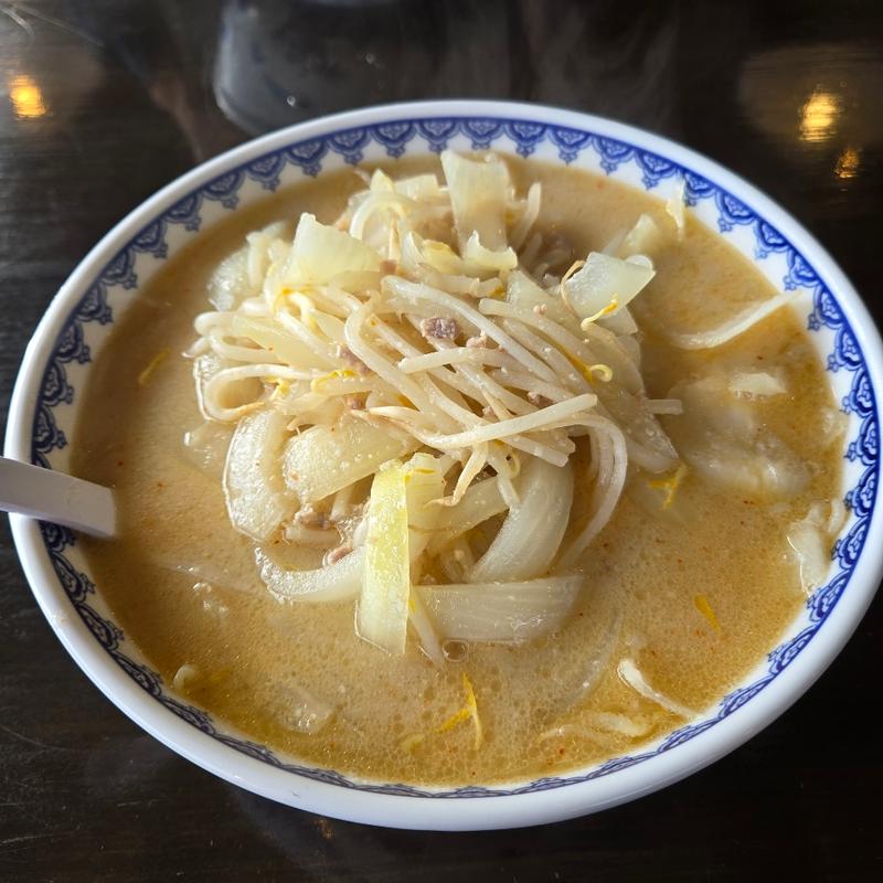 味噌ラーメン(食堂ミサ 道の駅店)