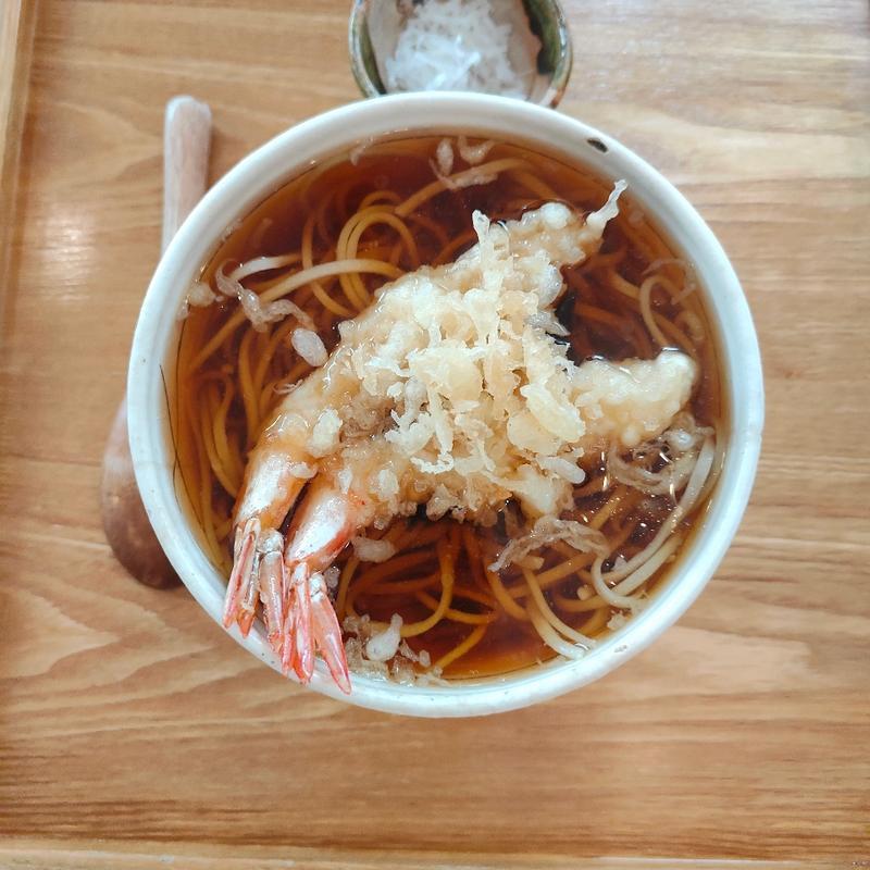 えび天ぷらそば(まん作)