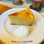 オレンジのケーキ