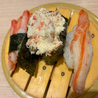 かに三点盛り