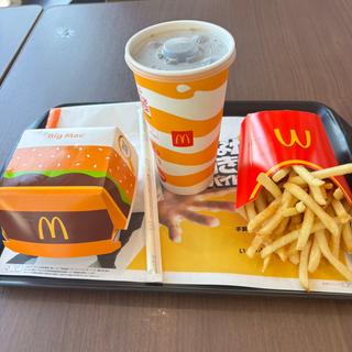 ひるマック　ビックマックセットサイズアップ