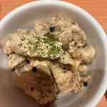鶏肉の実山椒和え