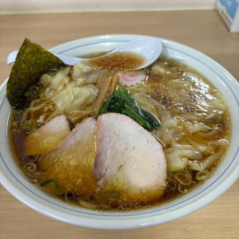 ワンタン麺 大盛り(麺屋 正遊)