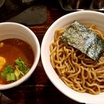 ベジポタ味玉入り辛つけ麺