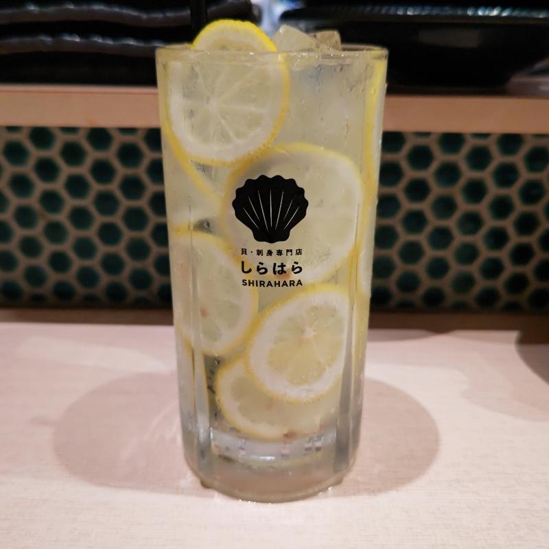 まるごとレモンサワー(貝 刺身専門店 しらはら )