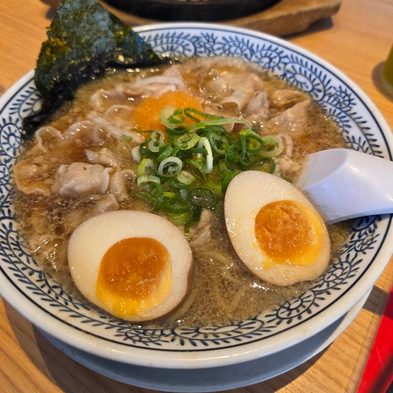 味玉肉そば(丸源ラーメン 福岡馬出店)