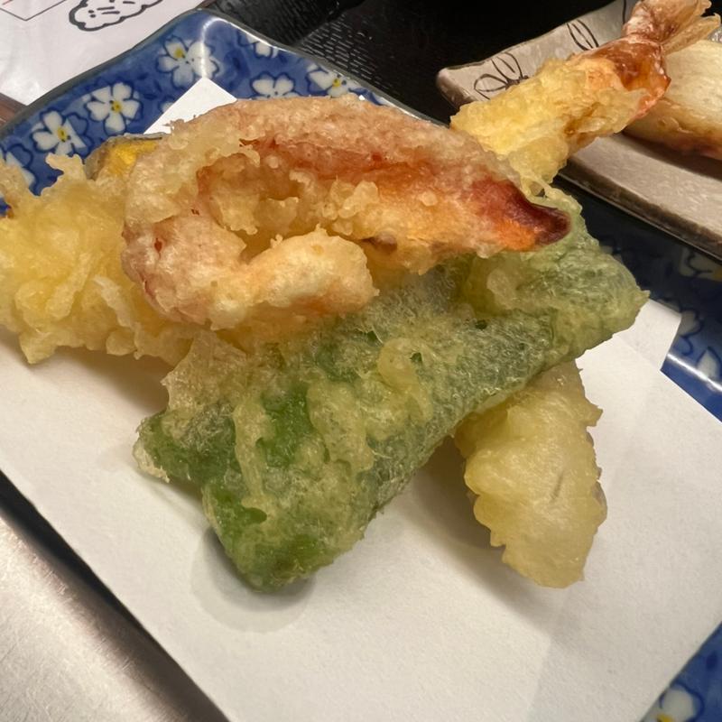 天ぷら(野立 にぎり御膳)(かき田寿司割烹)