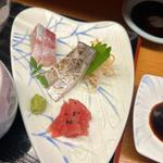 刺し身盛り合わせ(野立 にぎり御膳)