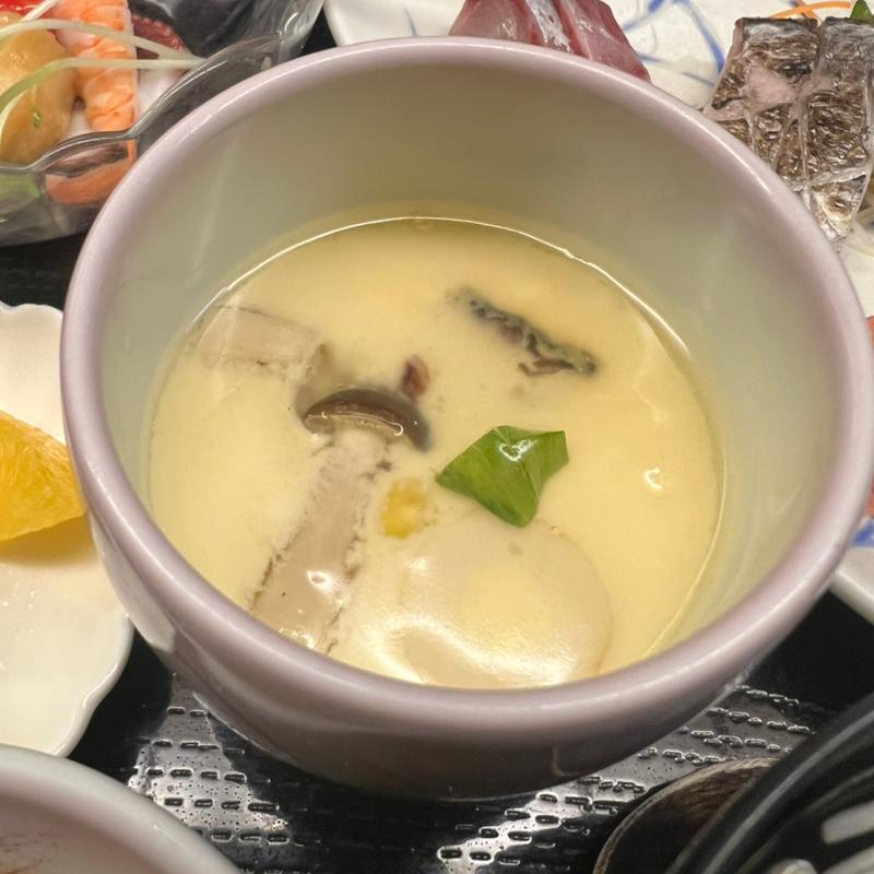 茶碗蒸し(野立 にぎり御膳)(かき田寿司割烹)