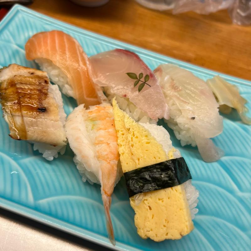 寿司盛り合わせ(野立 にぎり御膳)(かき田寿司割烹)