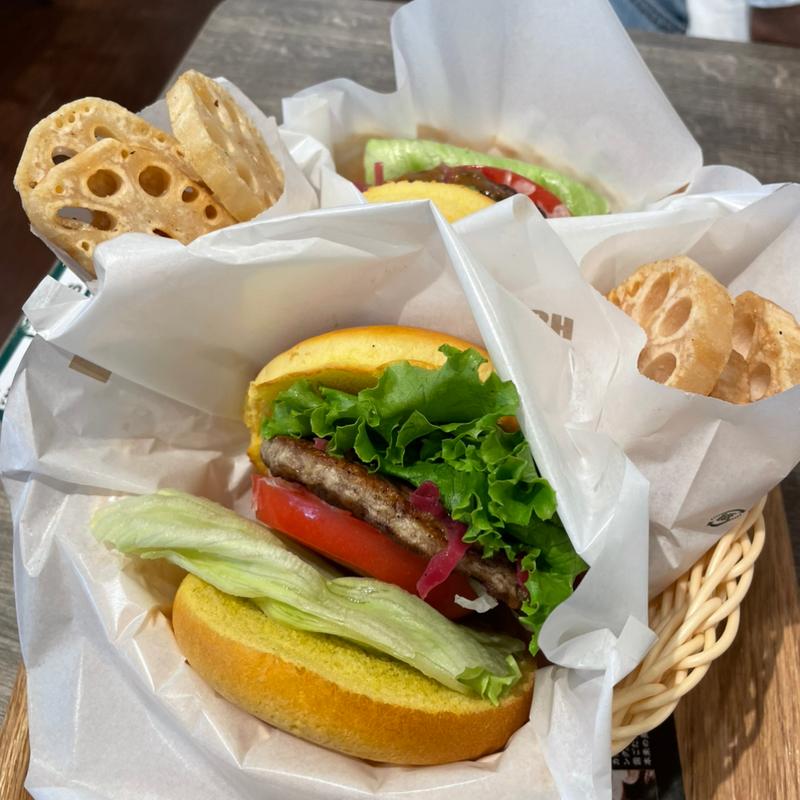 ガーデンサラダバーガー(フレッシュネスバーガービナウォーク海老名)