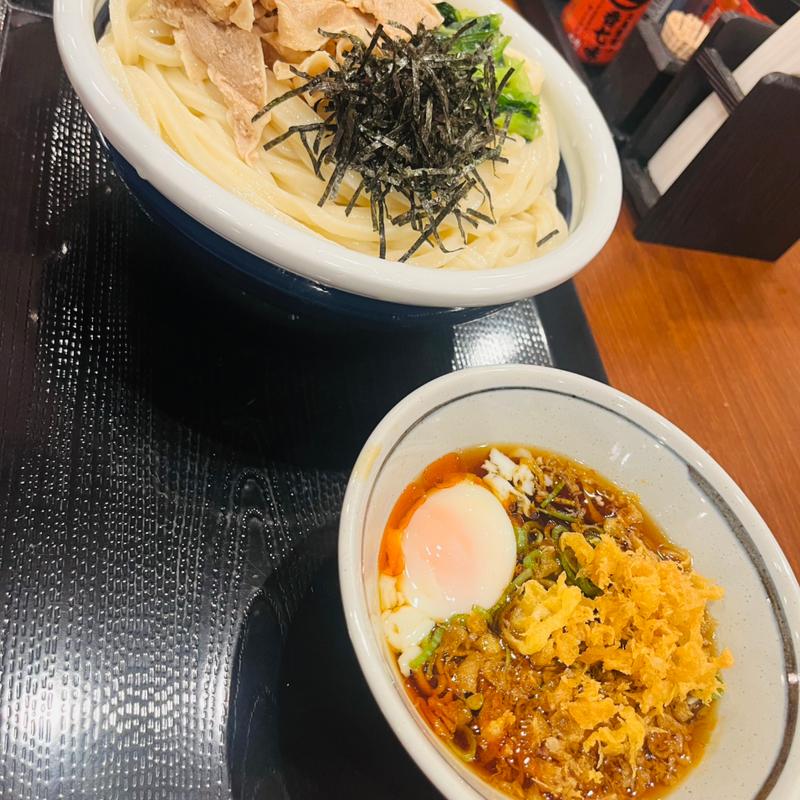 旨辛豚つけ汁うどん (丸亀製麺福岡原田)