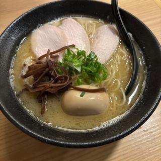 鶏豚ラーメン&味玉トッピング