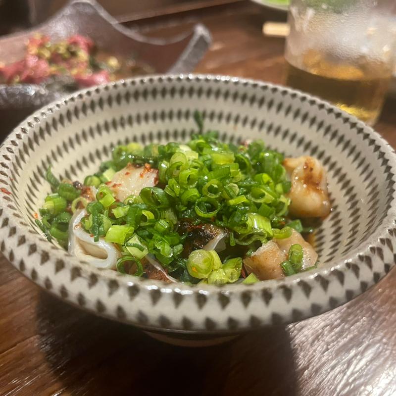 豚コリコリ酢もつ(もつ焼塩田屋)