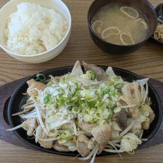 塩ガーリック定食