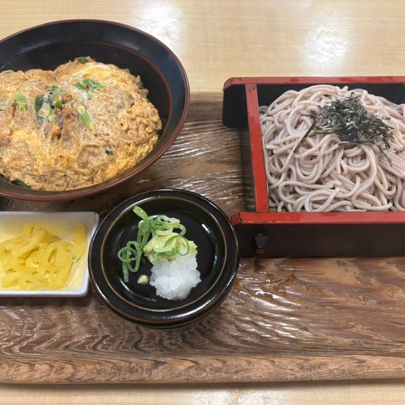 カツ丼セット(そば処 三起)