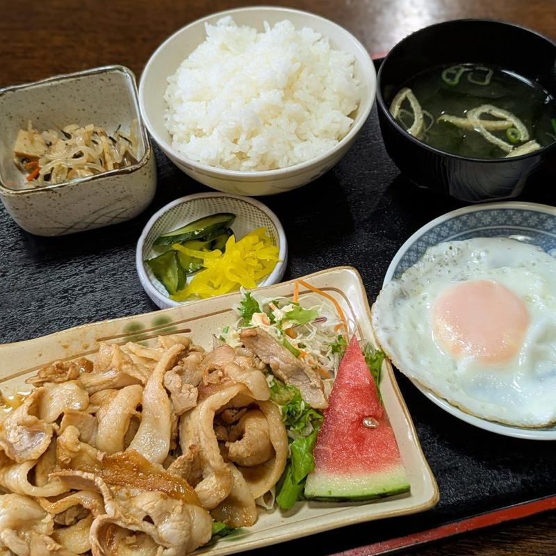 焼肉定食(食事処 大城)