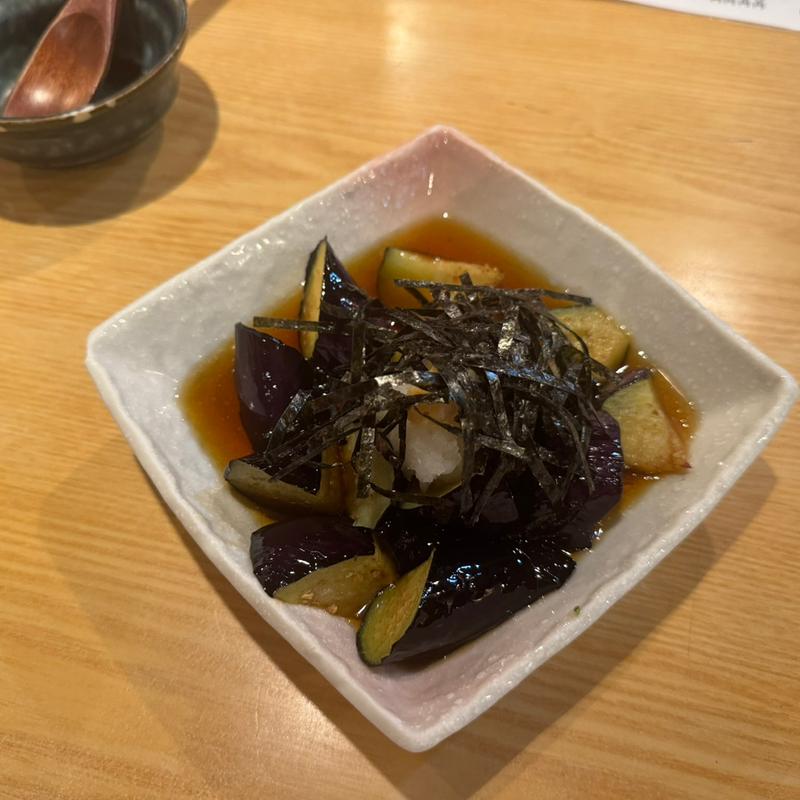 ナスの揚げびだし(やきとり酒蔵 庄助本店)