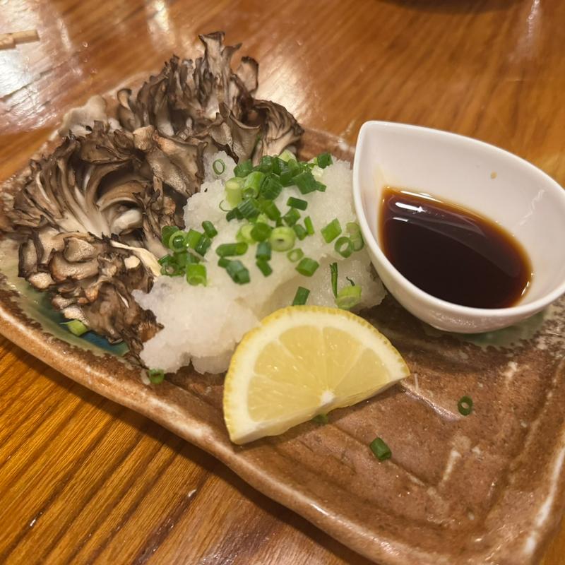 焼きまいたけおろしポン酢(呑者家 本店 （どんじゃか）)
