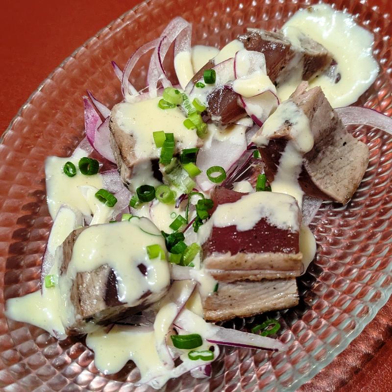 藁焼き鰹のたたきアイオリソース(Small)(キリンシティ 川崎ラ チッタデッラ店)