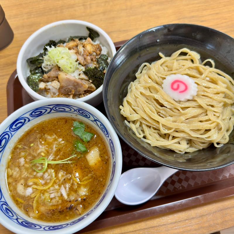 つけ麺＋チャーシュー丼(らーめん理庵)