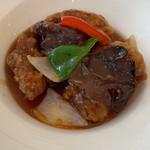 黒酢酢豚(くろずレストラン「壺畑」)