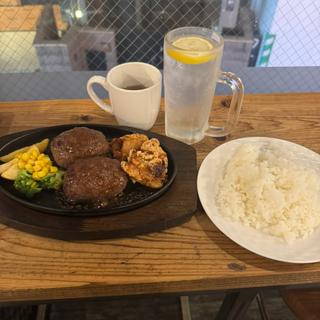 唐揚げ＆ハンバーグ(260g)