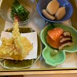 本日の酒肴膳(ほそぼそ亭)