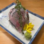 鯵の刺身