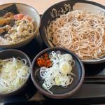 冷そばミニ焼鯖炙りたらこごはんセット