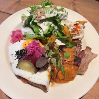 栄養満点プレートランチ