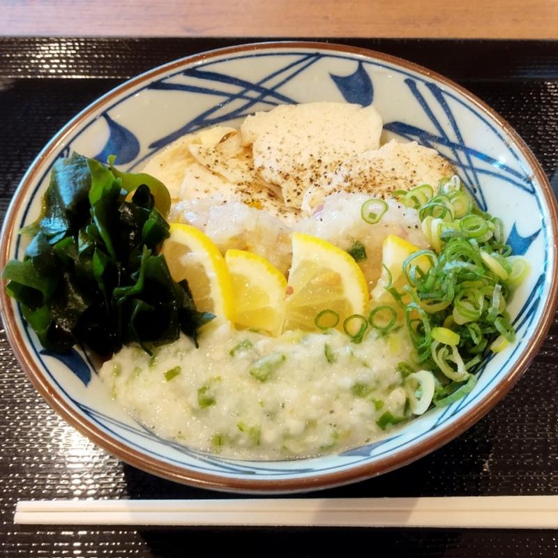柑橘香る ねばとろ鶏ぶっかけ(並)(丸亀製麺 アリオ亀有店 )