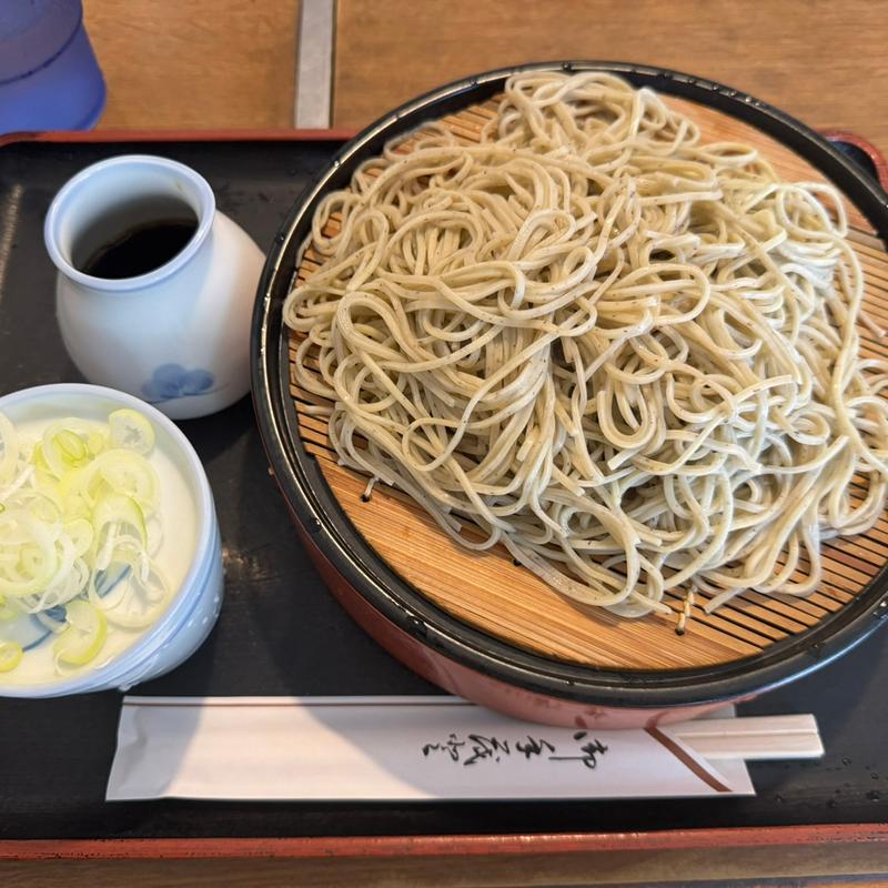 もりそば：大盛り(更科大黒 )