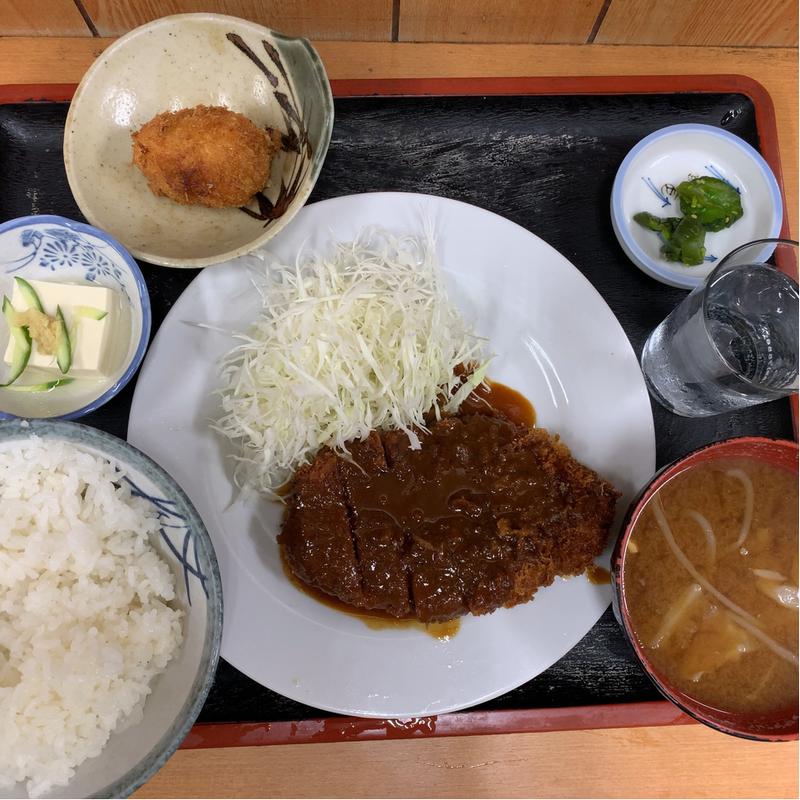 名物みそかつ定食(名物みそかつ とん国)