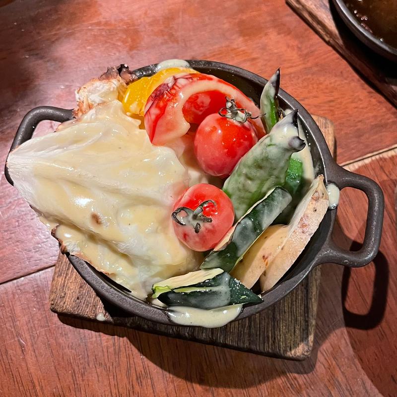 季節の野菜オーブン焼き(アンチョビソース)(Buff 福島店 （バフ）)