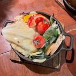 季節の野菜オーブン焼き(アンチョビソース)